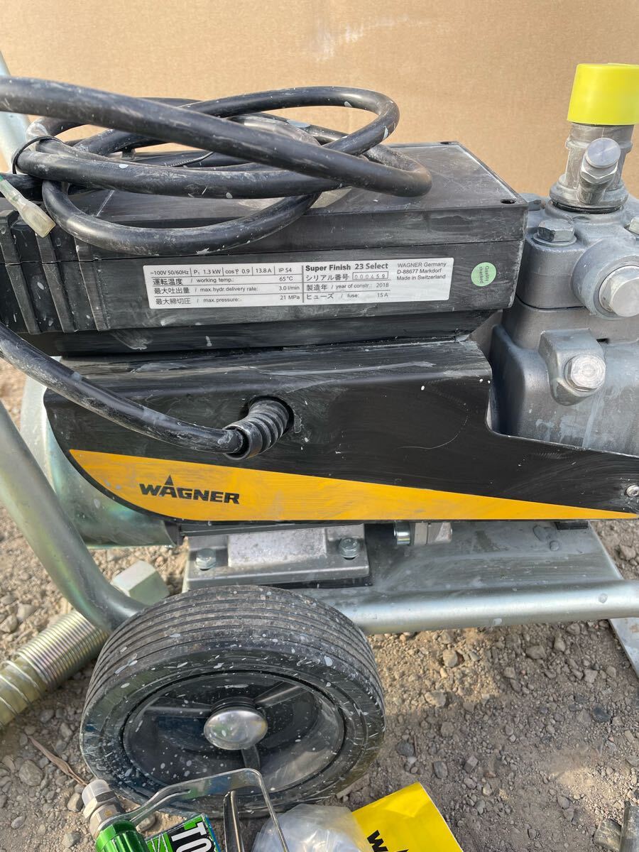 WAGNER ワグナー エアレス塗装機 SF23 中古現状(電動工具)|売買 WAGNER ワグナー エアレス塗装機 SF23 中古現状(電動工具)|売買