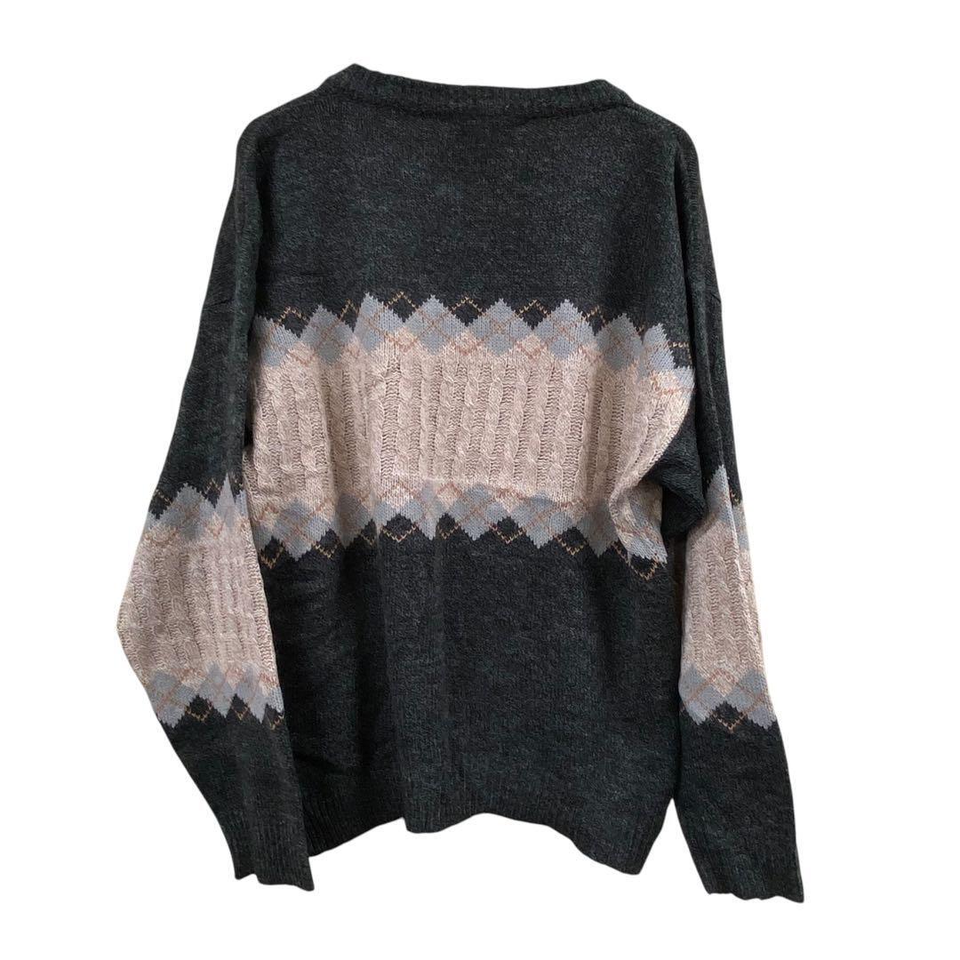 コールリッジ　メンズセーター　ニット　クルーネック　Mサイズ　秋冬【957】_画像2