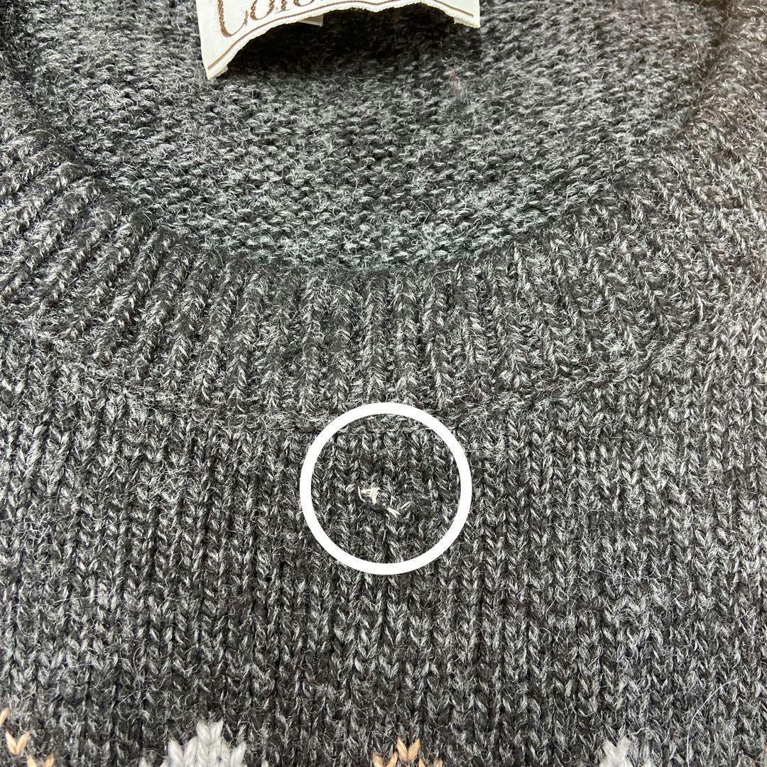 コールリッジ　メンズセーター　ニット　クルーネック　Mサイズ　秋冬【957】_画像4