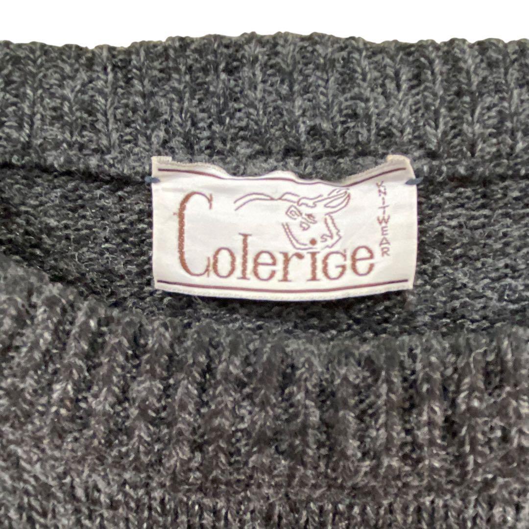 コールリッジ　メンズセーター　ニット　クルーネック　Mサイズ　秋冬【957】_画像6