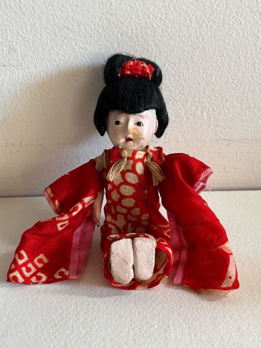 超貴重品 昭和初期 東京製 好月作 髷(まげ)の着せ替え京人形 超貴重品 昭和初期 東京製 好月作 髷(まげ)の着せ替え京人形