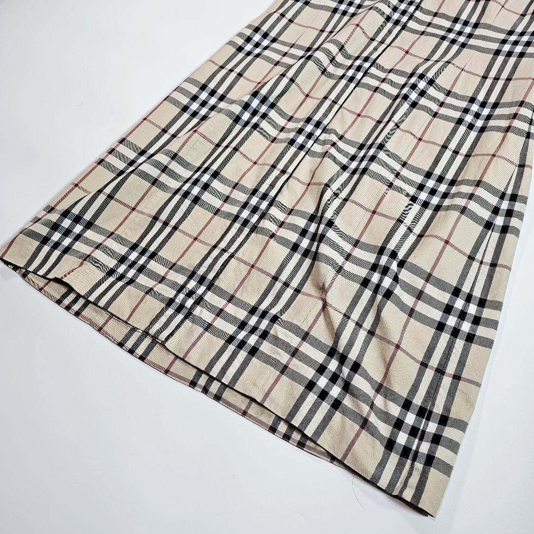 【美品】バーバリー　ロングワンピース　ノバチェック　M　Burberry long dress, nova check