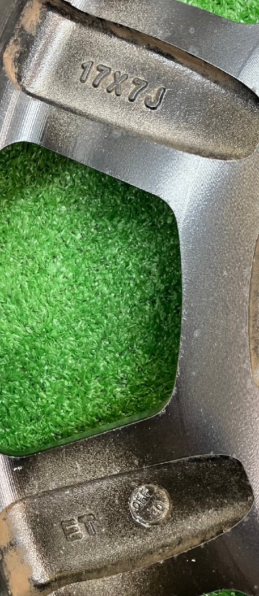 * немного царапина иметь... редкий размер! 4x4 автомобильный 8шт.@ спица 17×7J 139.7/6H +30 Hiace / Regius и т.д.! Sapporo город Minami-ku departure витрина самовывоз теплый прием 