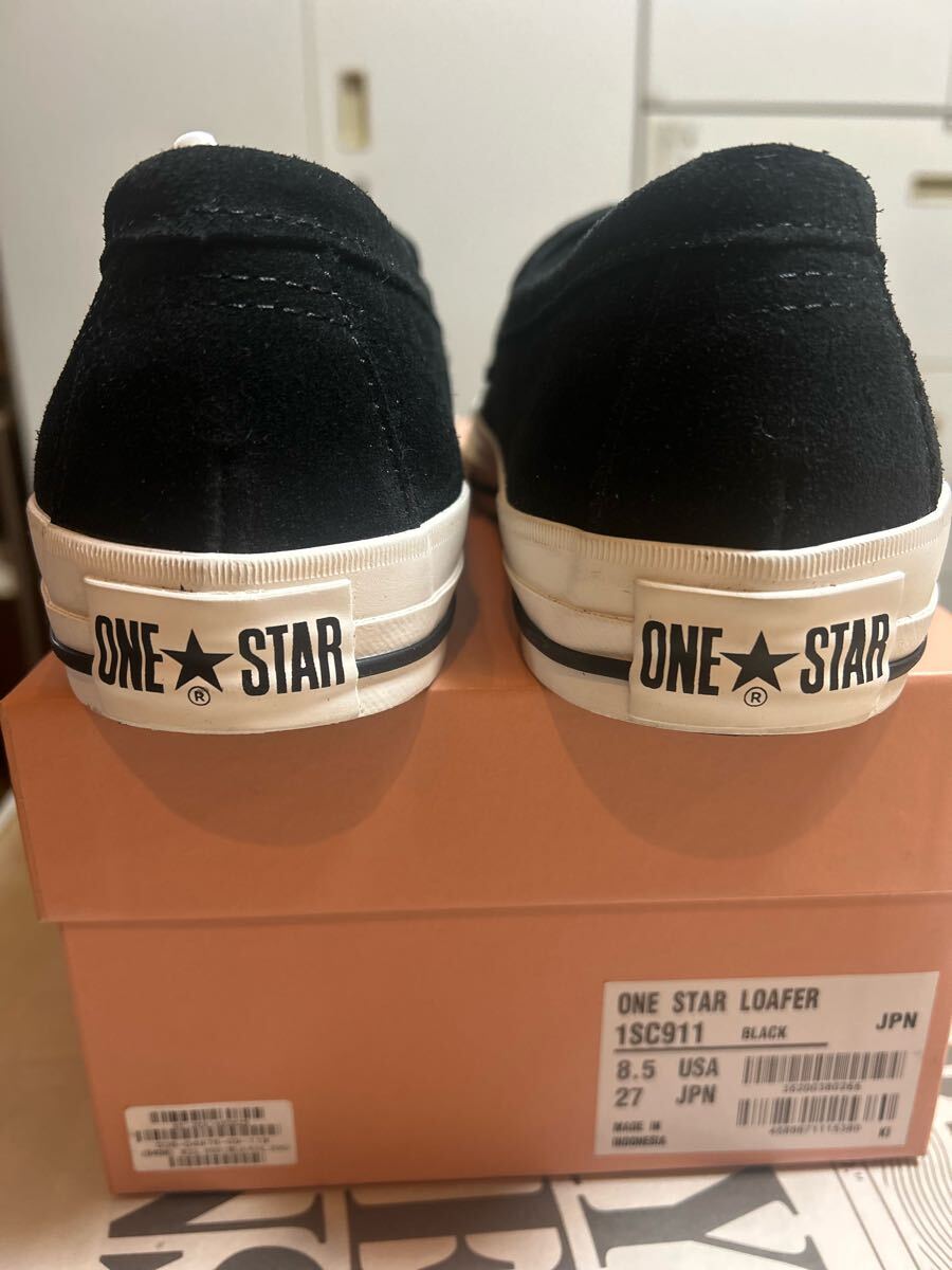 NEXUSVII ADDICT BLACK ONE STAR LOAFER コンバース アディクト ブラック ワンスター ローファー ネクサスセブン