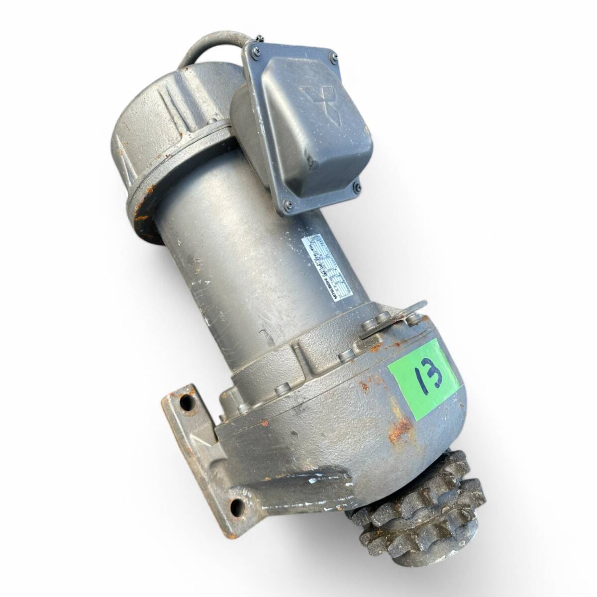 三菱電気FA産業機器 GM-DB-3PN-40L ギアードモーター GM-DB 3.7KW 3相200V 1:50 30/36/min 電動モーター no.13_画像5