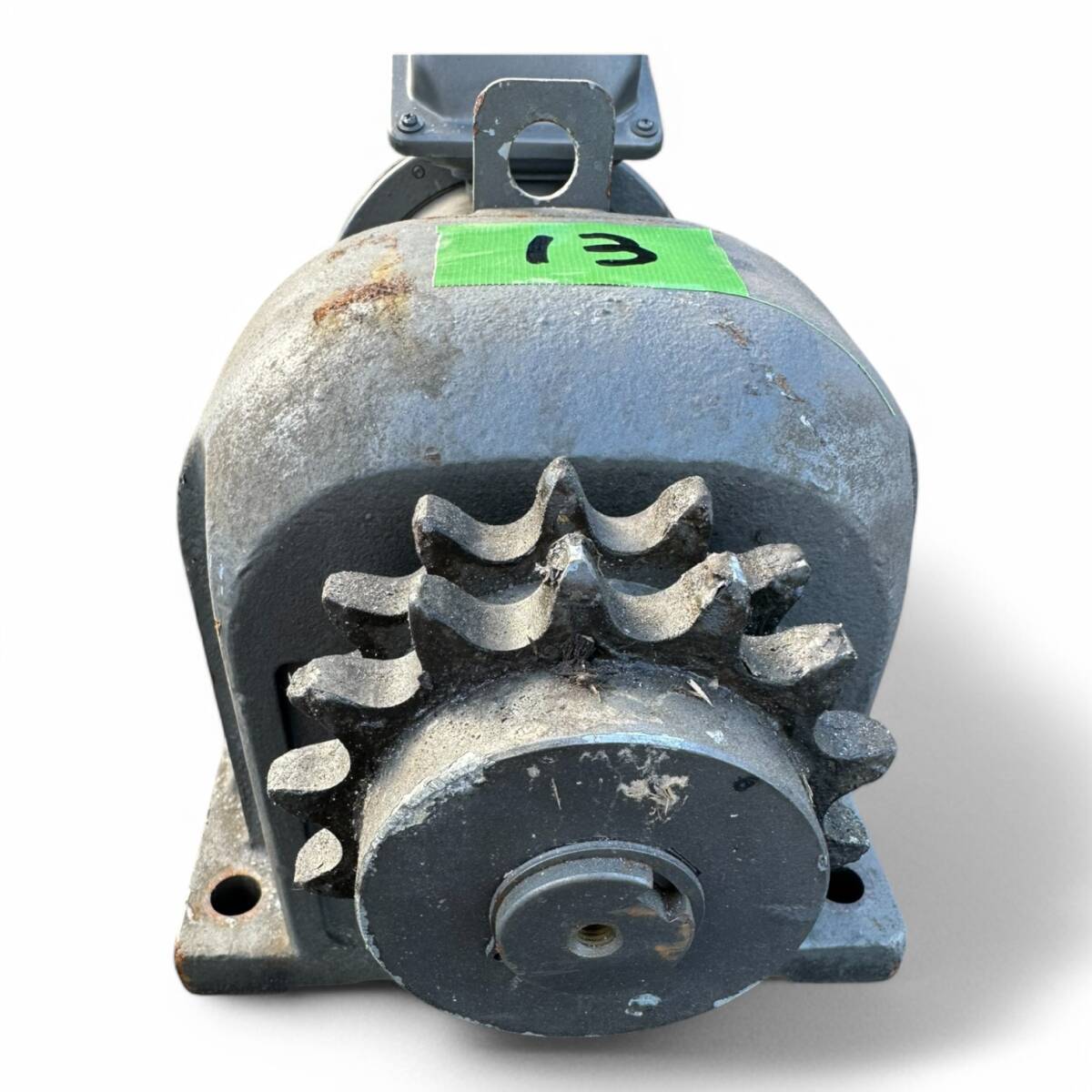 三菱電気FA産業機器 GM-DB-3PN-40L ギアードモーター GM-DB 3.7KW 3相200V 1:50 30/36/min 電動モーター no.13_画像4