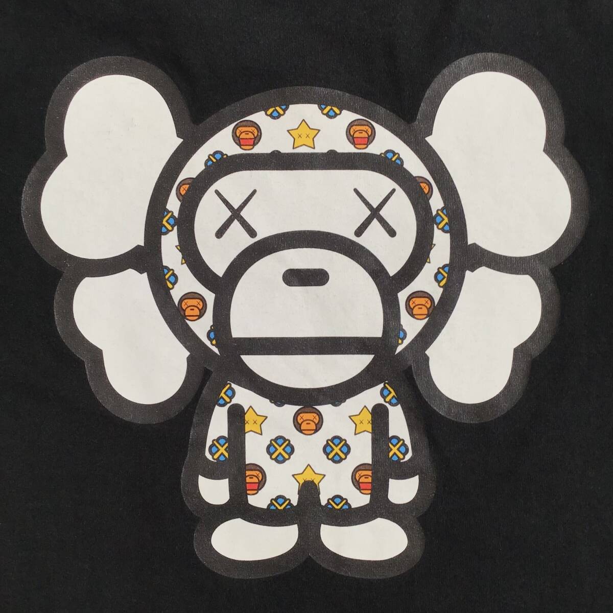 ★激レア★ KAWS MILO モノグラム Tシャツ Sサイズ a bathing ape BAPE マイロ カウズ エイプ ベイプ アベイシングエイプ NIGO n55