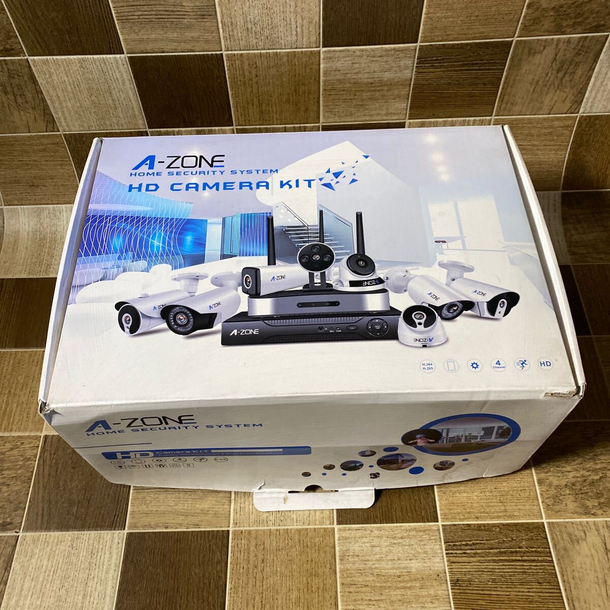 防犯カメラ A-ZONE HOME SECURITY SYSTEM カメラキット 防犯カメラ A-ZONE HOME SECURITY SYSTEM カメラキット 動作