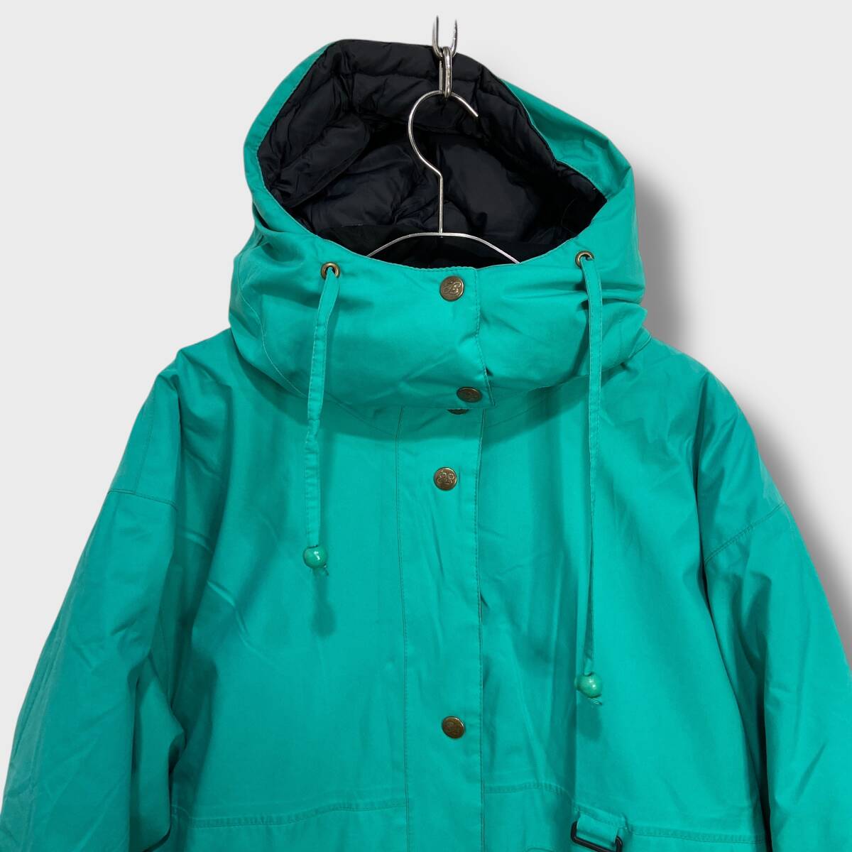 送料無料☆90年代☆エディーバウアー☆ゴアテックスダウンマウンテンパーカー☆L☆黒タグ☆EddieBauer☆B25M
