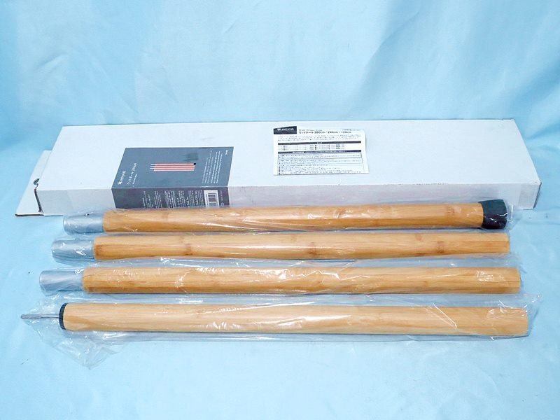 ◆未使用品◆ snow peak 【TP-092】 240CM スノーピーク ウッドポール ◆