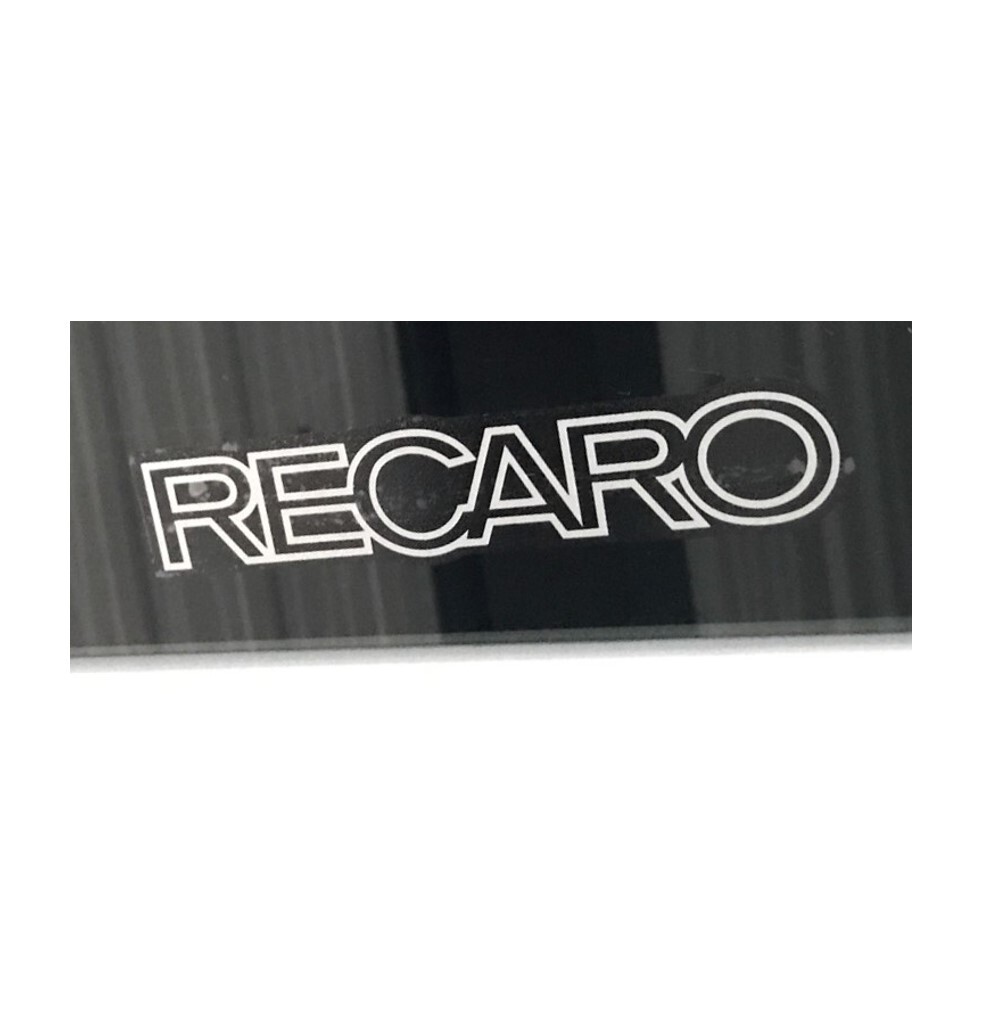 ★新品 未使用 純正部品 三菱 ランエボⅦ RECARO ステッカー ２枚セット お灑落 カスタム ドレスアップ シート レカロ 希少 レア★