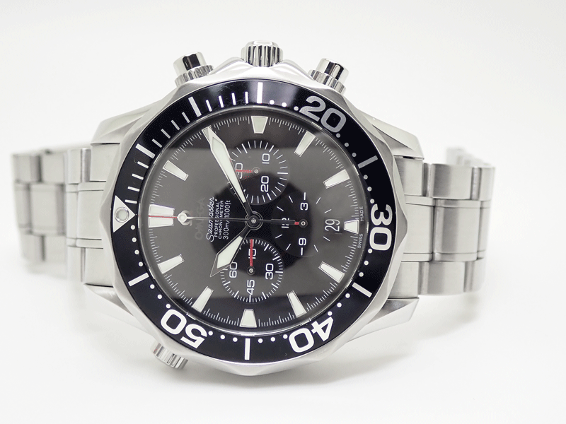 OMEGA Omega Seamaster 300m Professional Chrono 2594.52 мужской самозаводящиеся часы коробка * гарантия - карта есть б/у прекрасный товар 