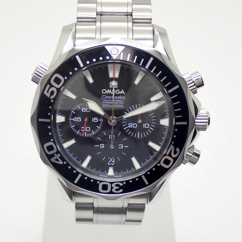 OMEGA Omega Seamaster 300m Professional Chrono 2594.52 мужской самозаводящиеся часы коробка * гарантия - карта есть б/у прекрасный товар 