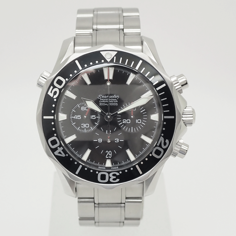 OMEGA Omega Seamaster 300m Professional Chrono 2594.52 мужской самозаводящиеся часы коробка * гарантия - карта есть б/у прекрасный товар 