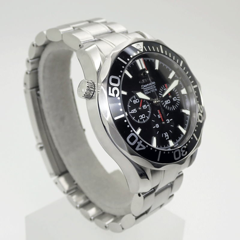 OMEGA Omega Seamaster 300m Professional Chrono 2594.52 мужской самозаводящиеся часы коробка * гарантия - карта есть б/у прекрасный товар 
