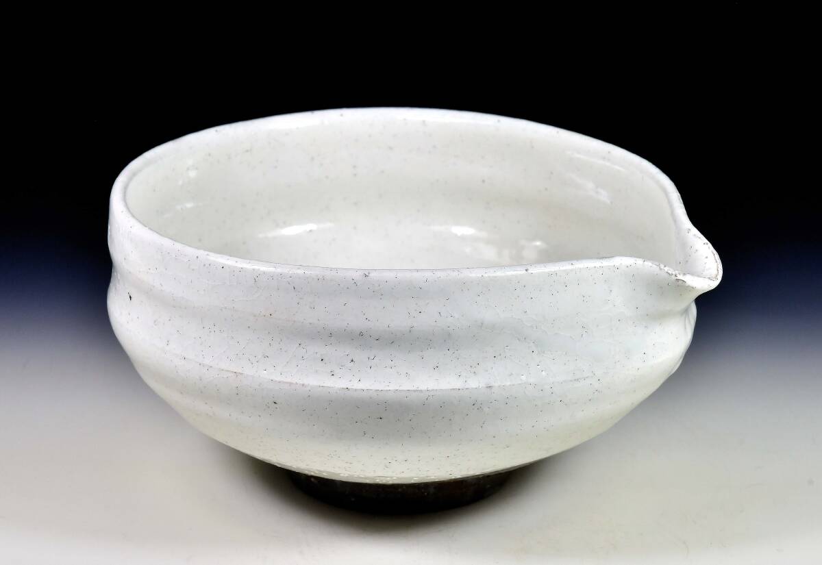 美濃焼 いちい窯 横井清秀 作 粉引 寿老人 茶碗 共箱 共布 栞 抹茶碗 新品 2025正規激安】 寿老人 粉引 作 横井清秀 いちい窯 美濃焼 茶碗