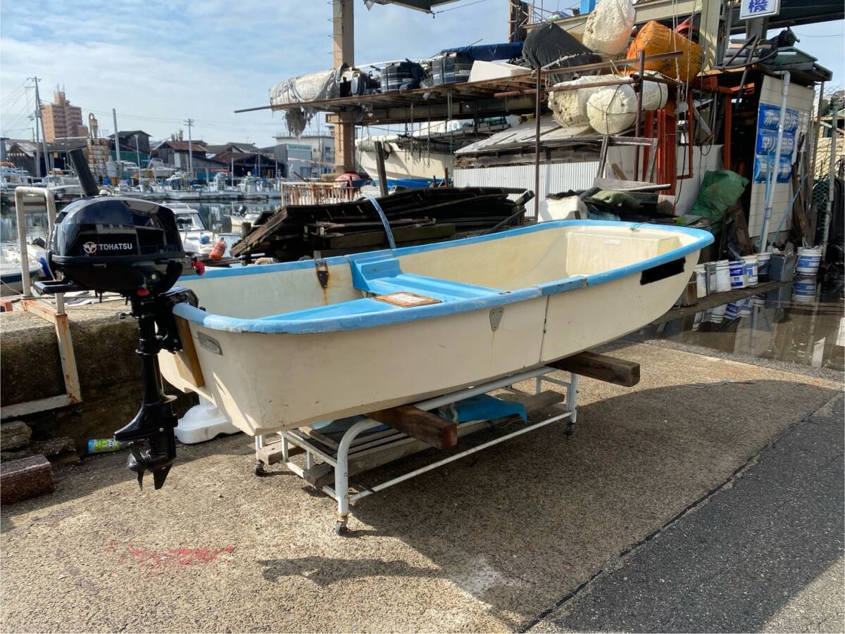 中古セット艇 ヤマハ釣りっこ太郎(2分割) + 船外機 トーハツ 中古セット艇 ヤマハ釣りっこ太郎(2分割) + 船外機 トーハツ
