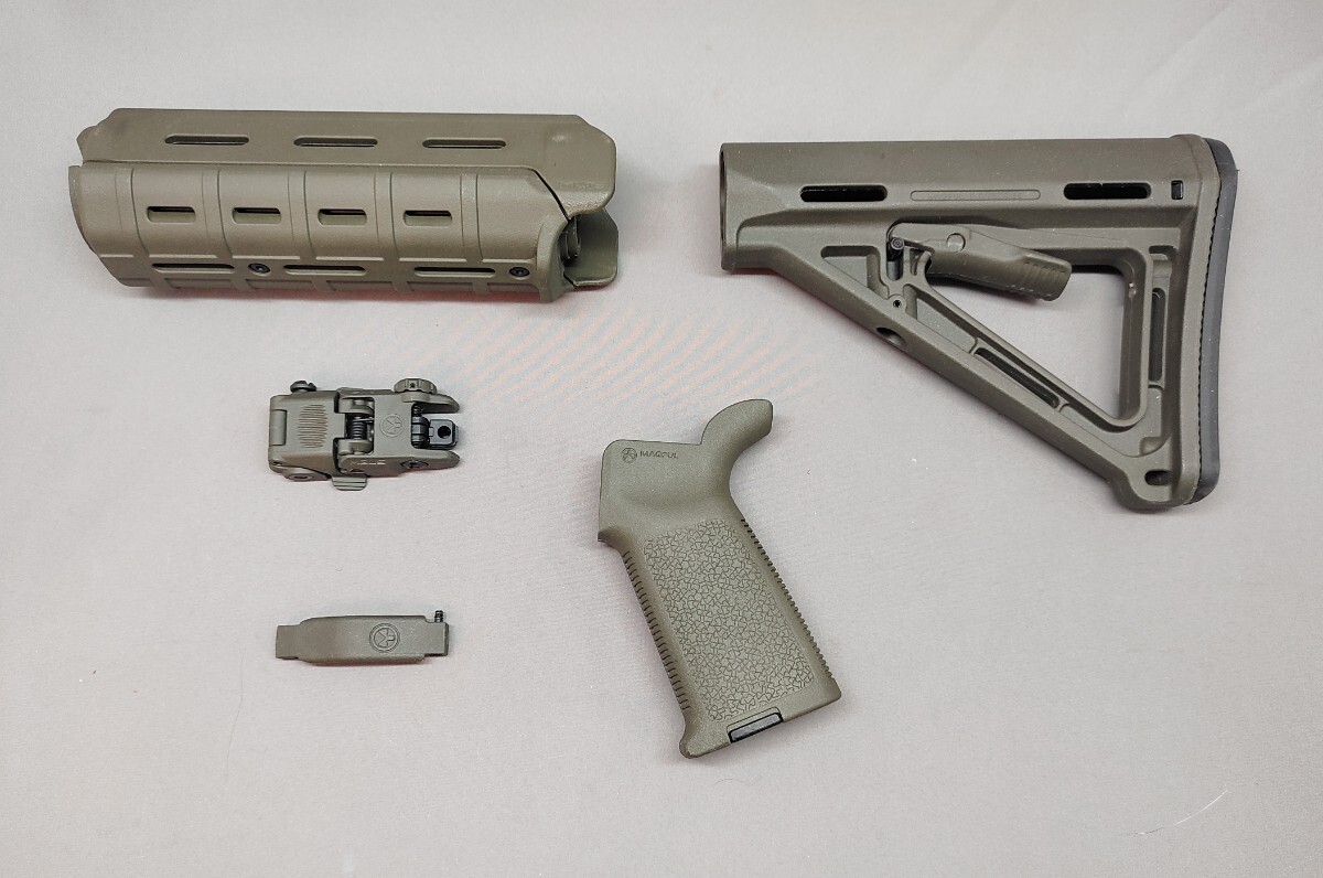 ** оригинал COLT LE6920 экстерьер детали MAGPUL MOE OD детали комплект ** море ..usmc marsoc mk18toreponmws GBB peq m3 m6 pvs