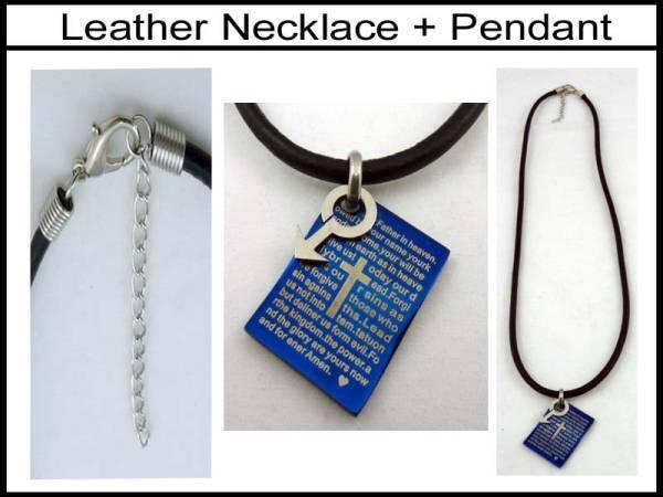 スケートパンクロカビリー　男女OK　 皮ネクレス＋ペンダント　セット新品 クロスペンダントFire　Cross Pendant　 world lovers n29