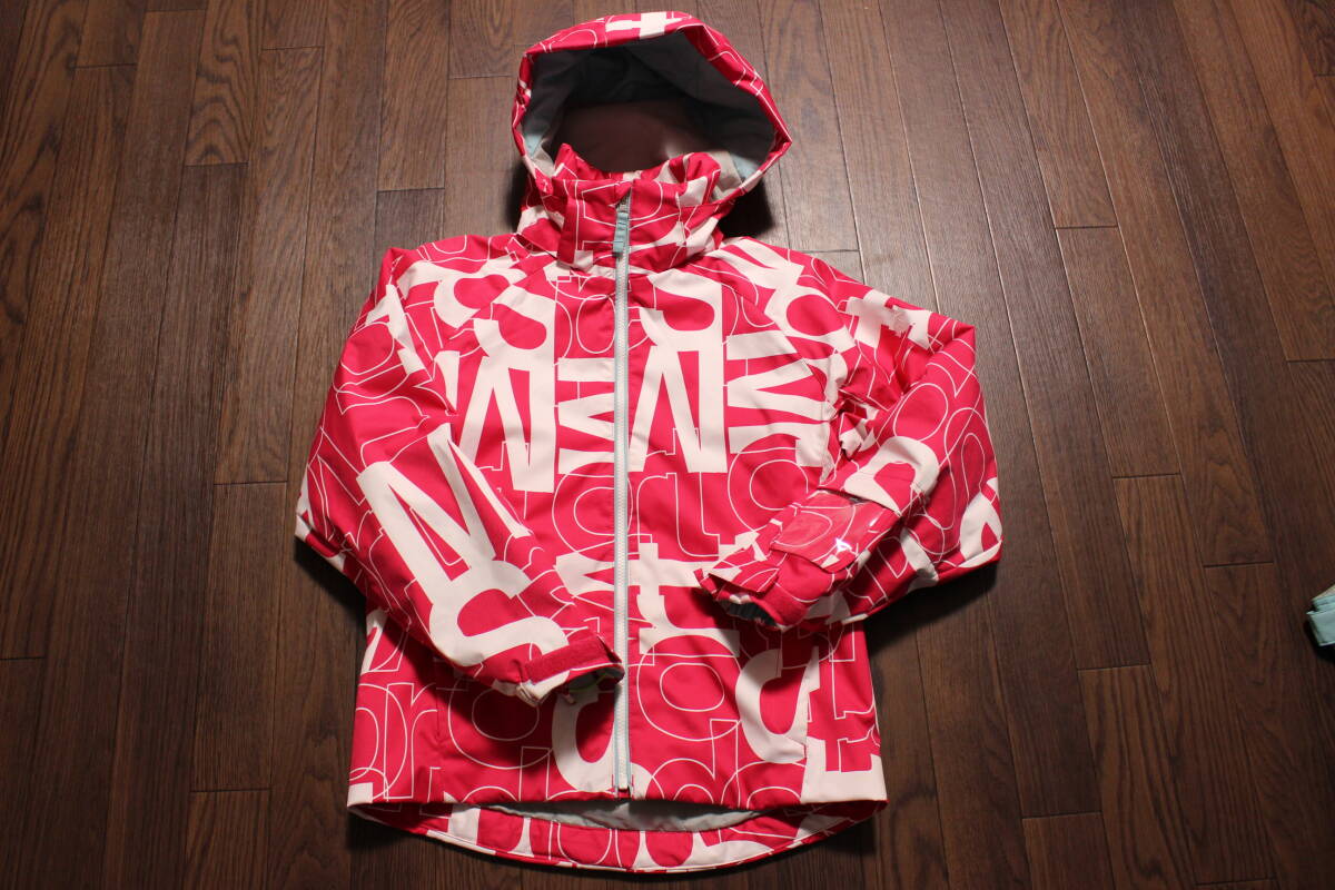 古着】デサント(DESCENTE)○子供用スキーウェア上下セット□赤 古着】デサント(DESCENTE)○子供用スキーウェア上下セット□赤