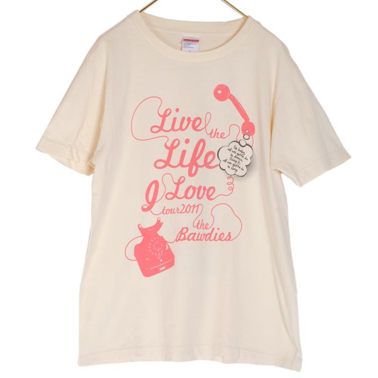 THE BAWDIESbo-ti-z2011 Tour футболка S размер товары частота Live the Life I Love