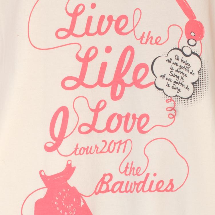 THE BAWDIESbo-ti-z2011 Tour футболка S размер товары частота Live the Life I Love