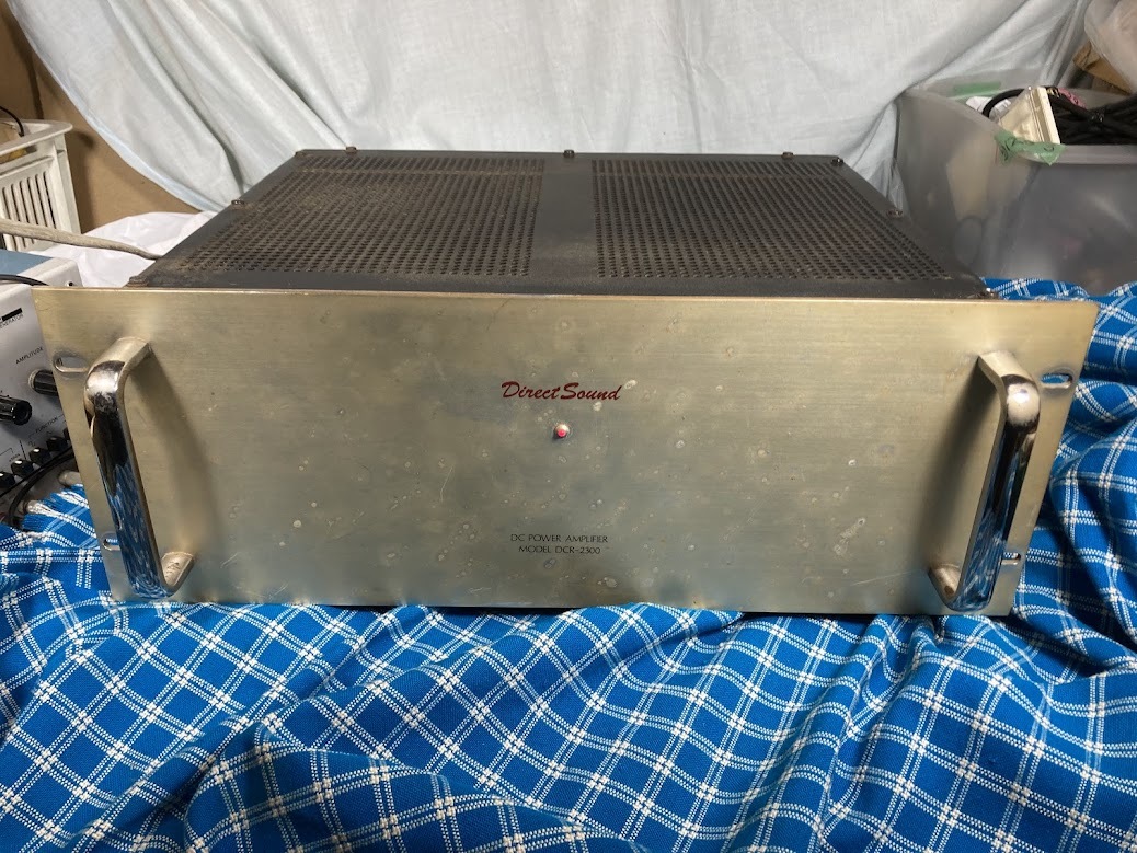 DC ステレオ A級 パワーアンプ DCR-2300 完動品【3ヶ月保証】250203-1