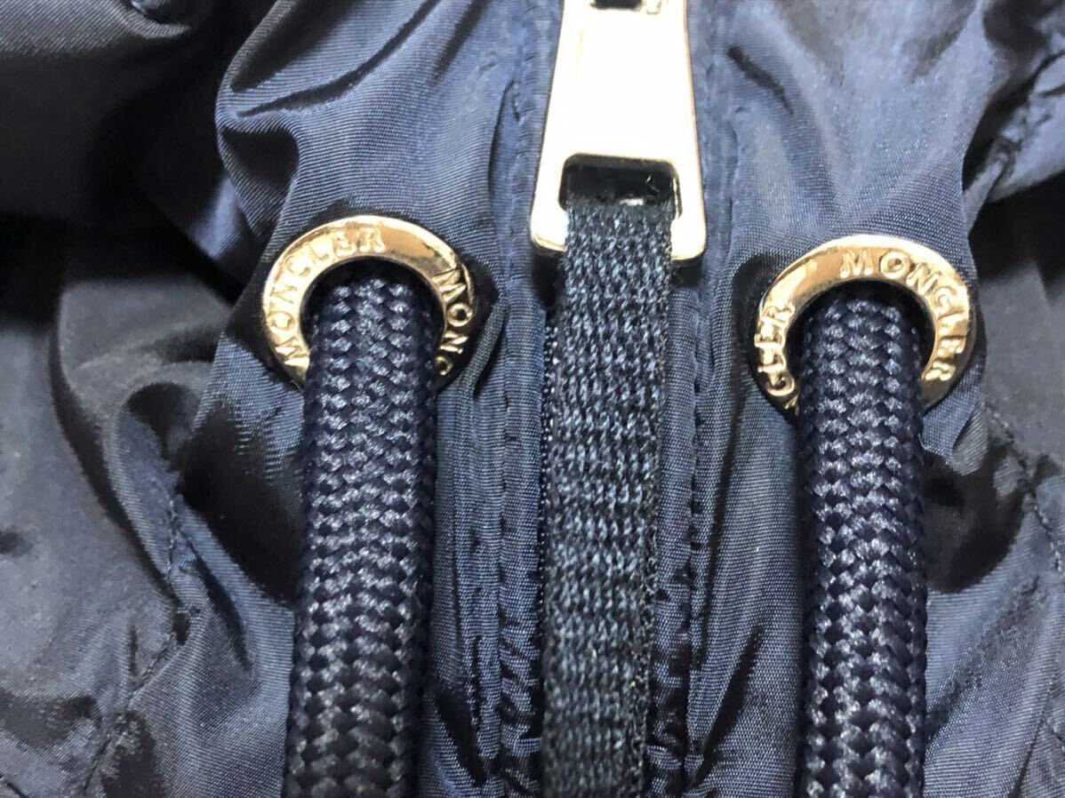 未使用 MONCLER GRIMPEURS モンクレール ジャケット ナイロン パーカー 2 正規品 送料無料 ワッペン ブルゾン フード トリコロール ラスト_画像3