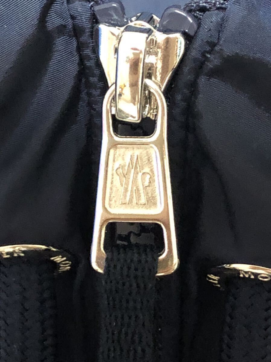 未使用 MONCLER GRIMPEURS モンクレール ジャケット ナイロン パーカー 2 正規品 送料無料 ワッペン ブルゾン フード トリコロール ラスト_画像4