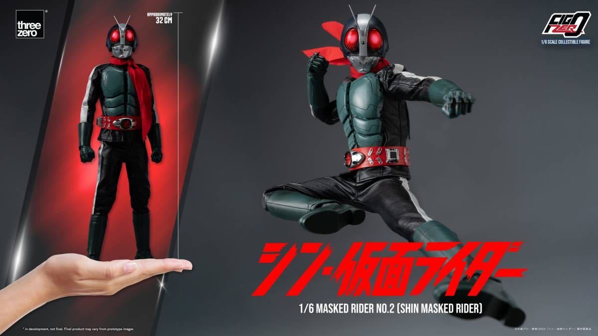 Threezero 1/6 フィグゼロ シン?仮面ライダー 仮面ライダー第2號 未開封新品 3Z0488 スリーゼロ MASKED RIDER 検) 第0號 サイクロン號
