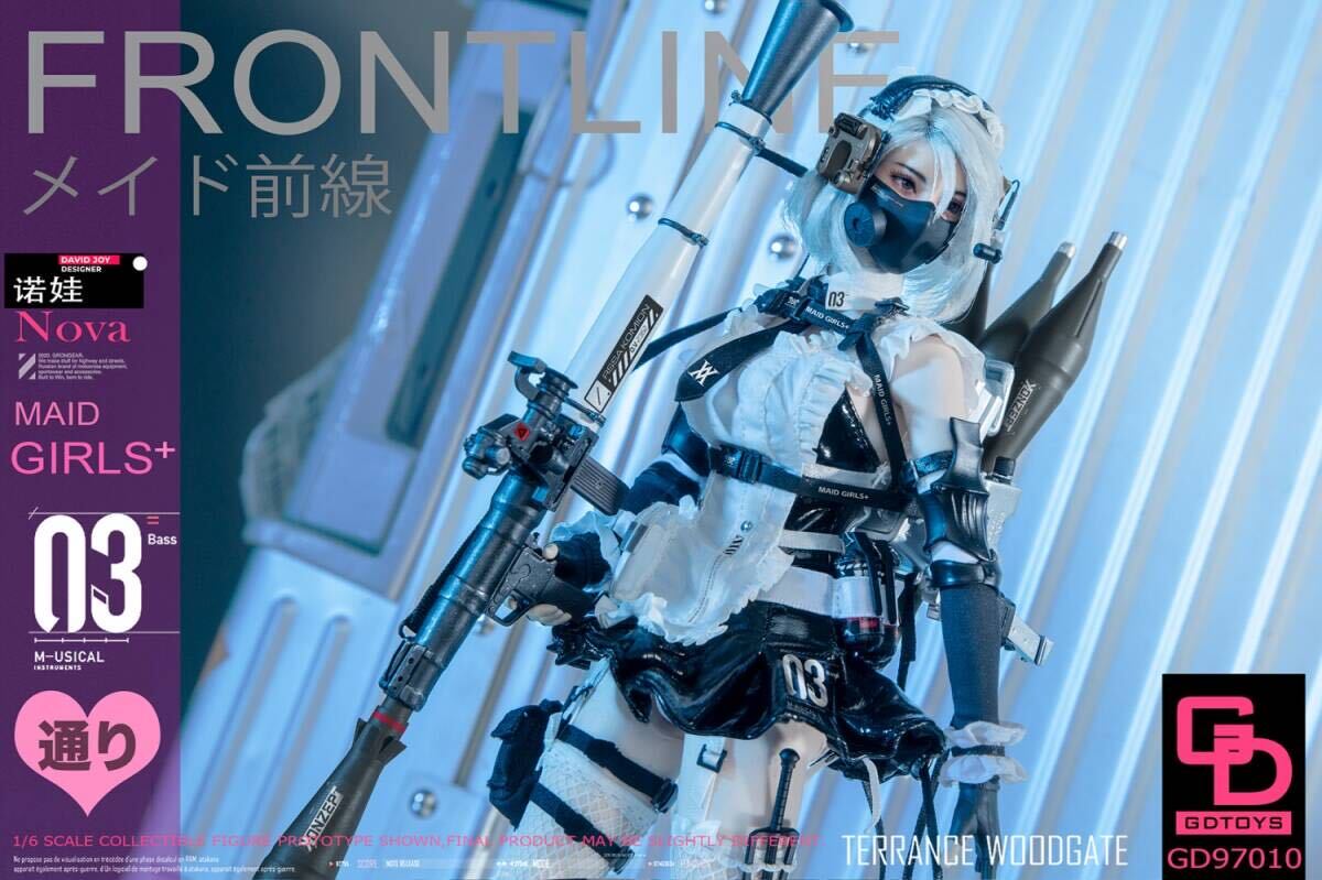 GDTOYS 1/6 メイド前線 第三弾 ノヴァ 未開封新品 GD97010 NOVA 検) verycooL ホットトイズ イライザ ELIZA ユリア YULIA FLAGSET