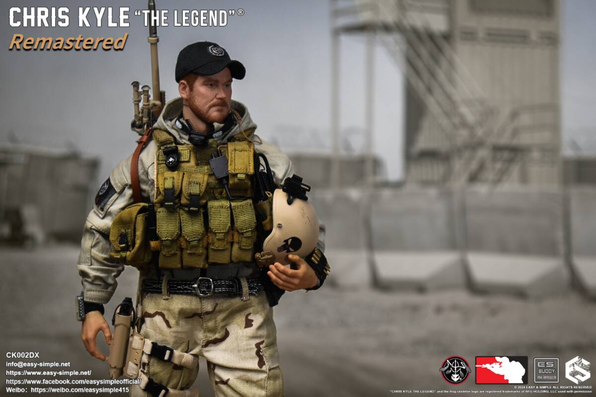 BlackOpsToys X Easy&Simple 1/6 Chris Kyle The Legend Remastered Deluxe Version 未開封新品 CK002DX 検) DID 3R DAMTOYS UJINDOU