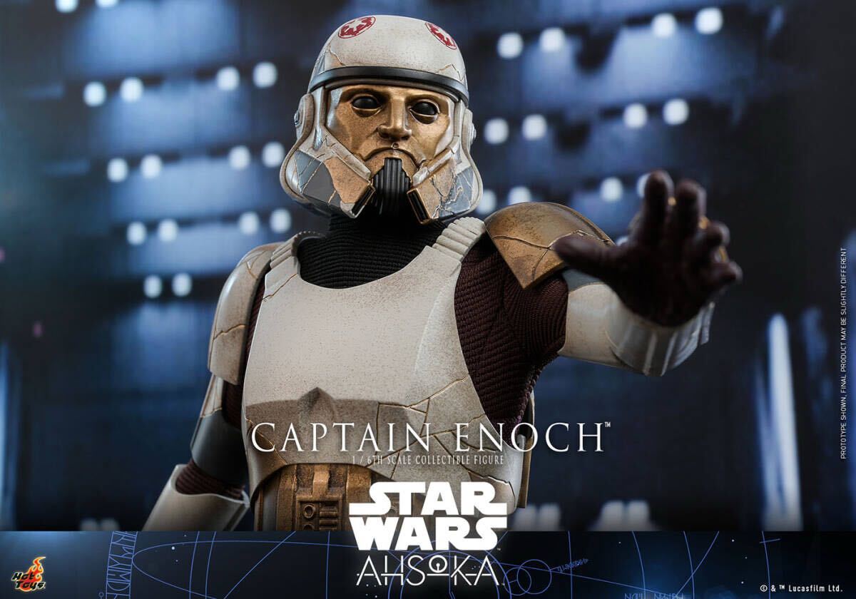 ホットトイズ 1/6 スター・ウォーズ アソーカ イノック隊長 未