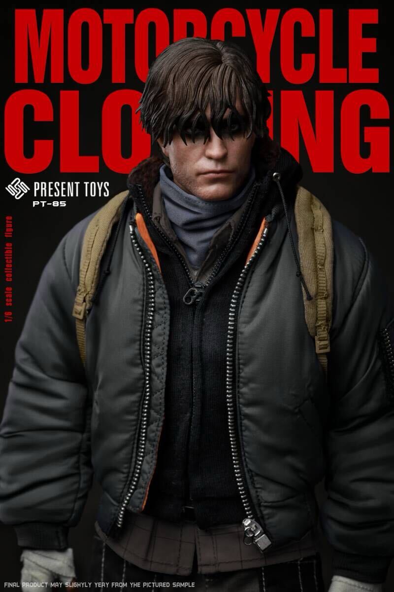 PRESENT TOYS 1/6 オートバイクロージング 素体付き フルセット 未開封新品 PT-SP85 Motorcycle clothing 検) ザ バットマン ホットトイズ