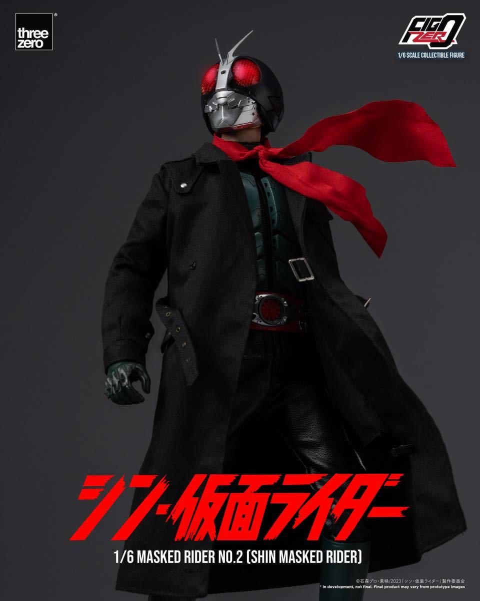Threezero 1/6 フィグゼロ シン?仮面ライダー 仮面ライダー第2號 未開封新品 3Z0488 スリーゼロ MASKED RIDER 検) 第0號 サイクロン號