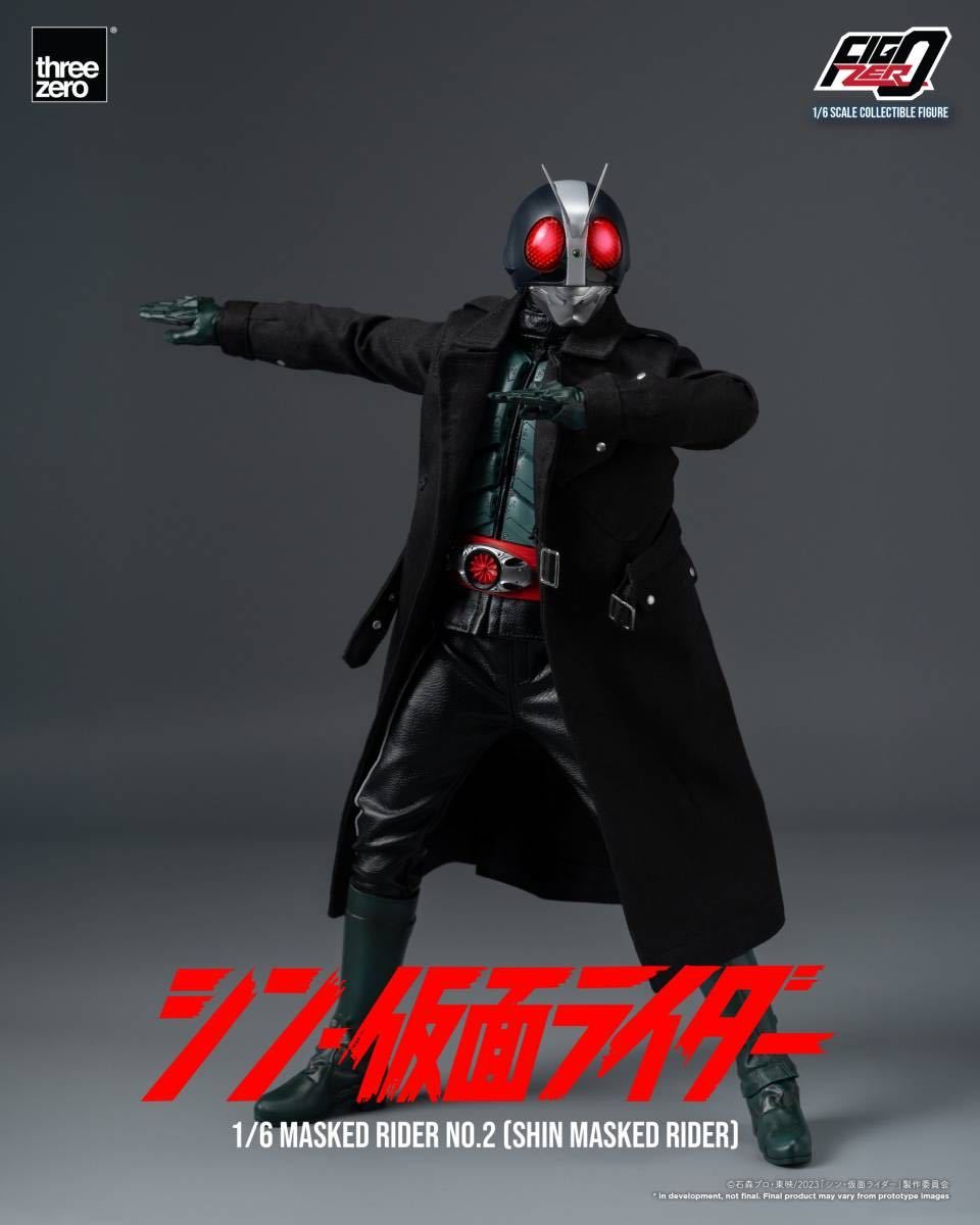 Threezero 1/6 フィグゼロ シン?仮面ライダー 仮面ライダー第2號 未開封新品 3Z0488 スリーゼロ MASKED RIDER 検) 第0號 サイクロン號