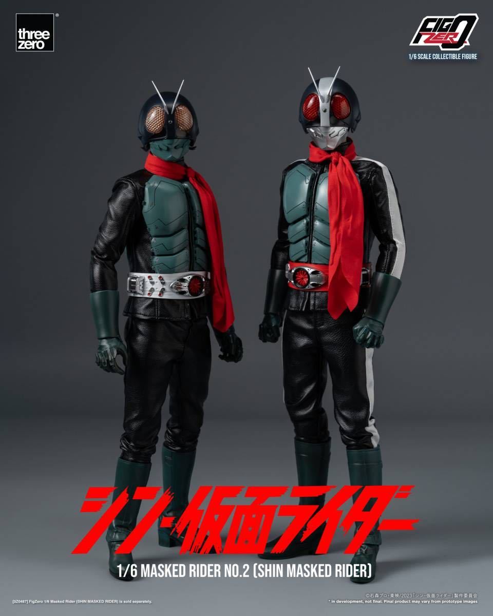 Threezero 1/6 フィグゼロ シン?仮面ライダー 仮面ライダー第2號 未開封新品 3Z0488 スリーゼロ MASKED RIDER 検) 第0號 サイクロン號