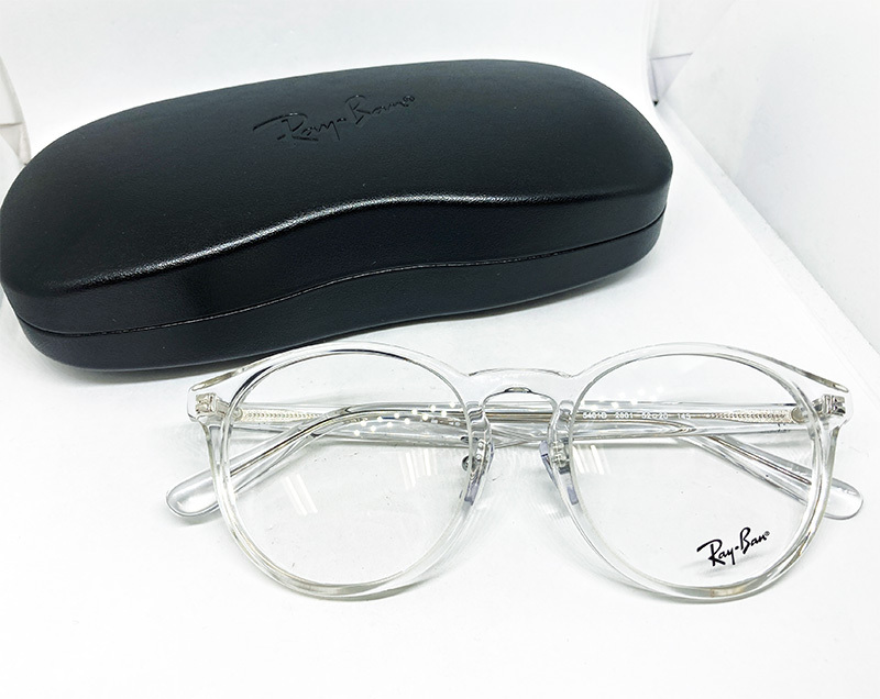 Ray-Ban レイバン 正規品 眼鏡フレーム RX5401D-2001 ポリッシュ トランスペアレント クリア 透明 メガネ ボストン 度付き加工可