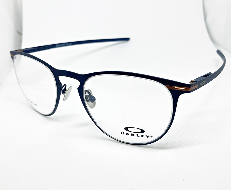 OAKLEY オークリー 正規(guī)品 メガネフレーム MANEY CLIP OX5145-0350 マットダークネイビー 紺 新品 マネークリップ チタン制 度付き加工可 