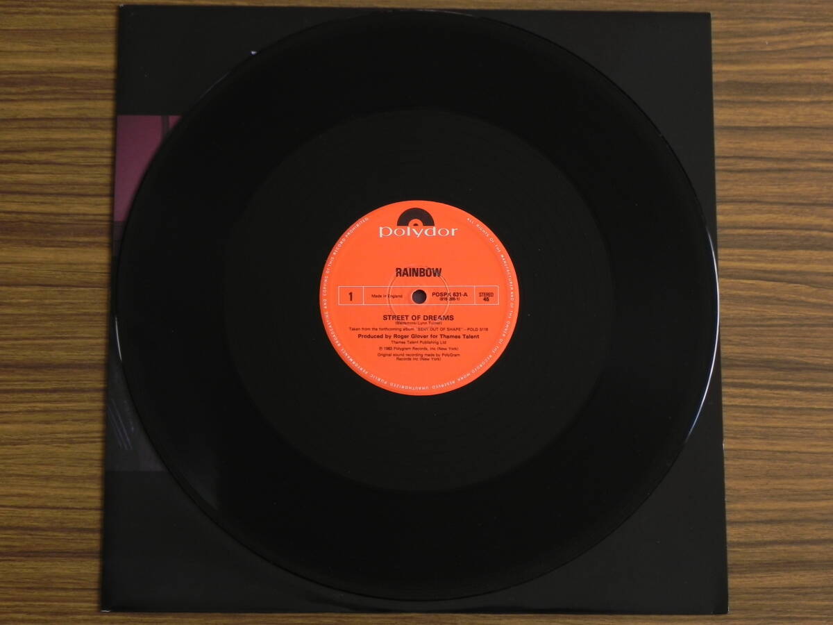 ★UK盤12”single★RAINBOW / STREET OF DREAMS レインボー / 3曲入り12インチ シングル POLYDOR POSPX 631★