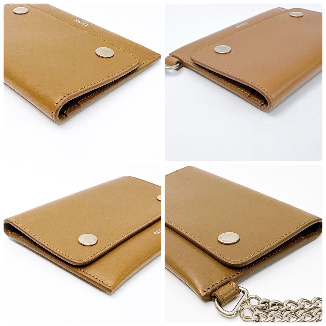セリーヌ CELINE バイカー チェーンウォレット 二つ折り財布 セリーヌ CELINE バイカー チェーンウォレット 二つ折り財布
