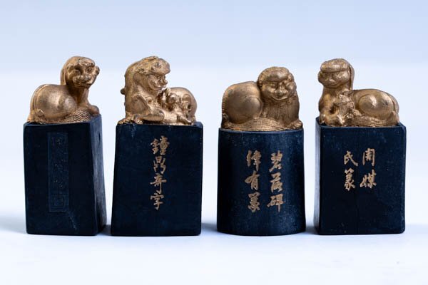 激安商品 文房具 書道具 獅子 文房四宝 印形墨 唐墨 古墨 唐物 4 中国古玩 工芸品