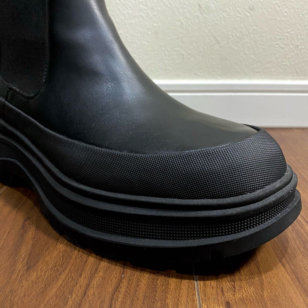 新品 ZARA CHUNKY CHELSEA BOOTS 27 0cm 42 BLACK メンズ ザラ 新品 ZARA CHUNKY CHELSEA BOOTS 27 0cm 42 BLACK メンズ ザラ