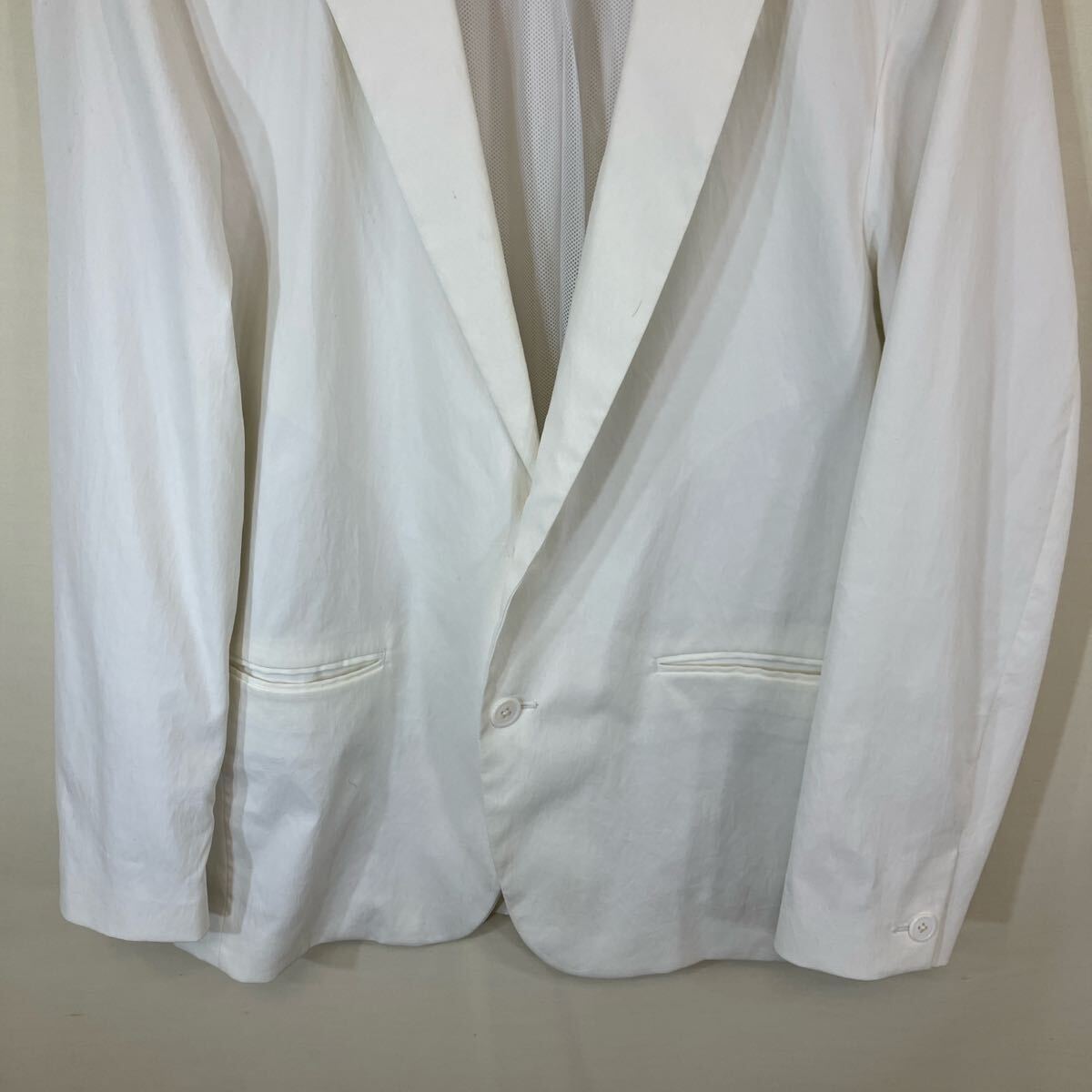 monkey time モンキータイム　men's メンズ　テーラードジャケット　カジュアル　トップス　size:L collar:ホワイト　