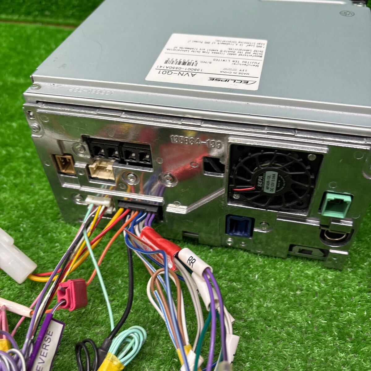 イクリプス　AVN-G01 フルセグ CD DVD メモリーナビ 地図2011年　動(dòng)作確認(rèn)済み　社外　S50204053