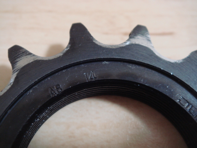 14T シマノ デュラエース ピスト コグ 競(jìng)輪 NJS DURA-ACE