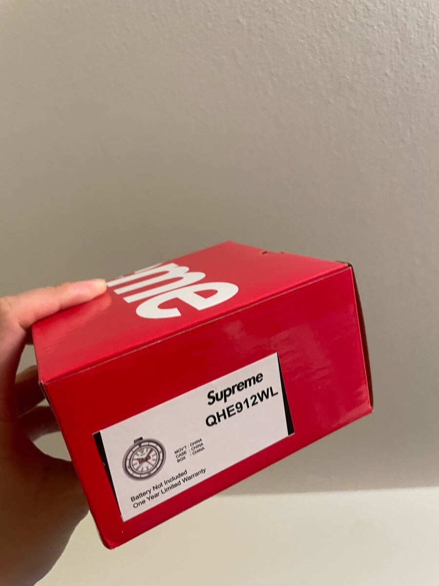 赤×白セット】Supreme Seiko Mai Alarm Clock red white 赤×白セット】Supreme Seiko Mai Alarm Clock red white