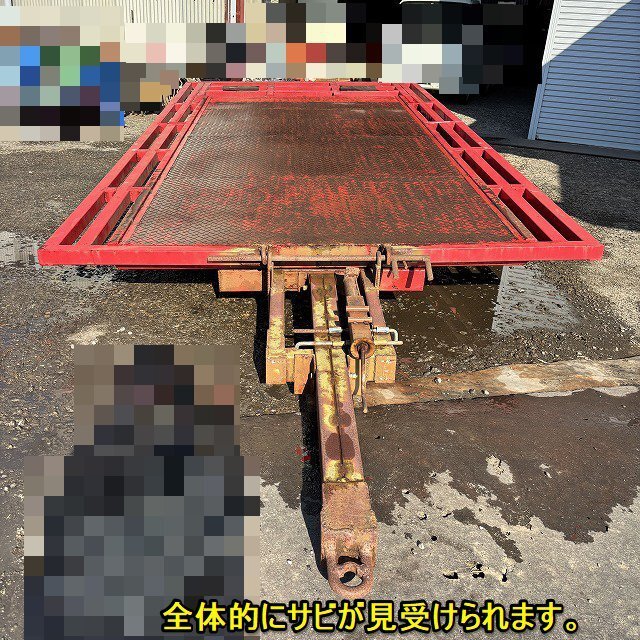  Tochigi комбайн прицеп качание тип двойные шины машина для посадки риса трактор тяга транспортировка транспортировка доставка по суше б/у #4125013101