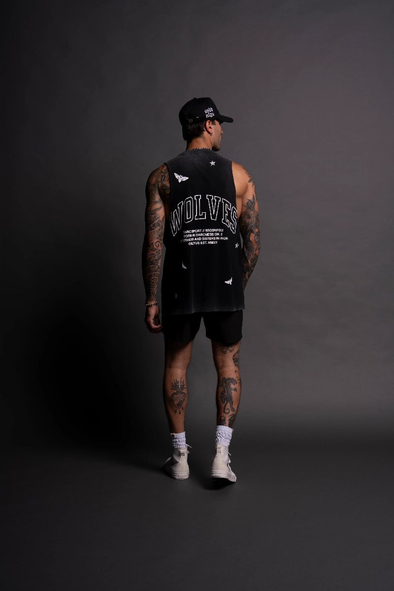 【オンラインショップ】 Darc Sport BORN IN DARCNESS UNLEASHED TOMMY MUSCLE TEE BLACK タンクトップ