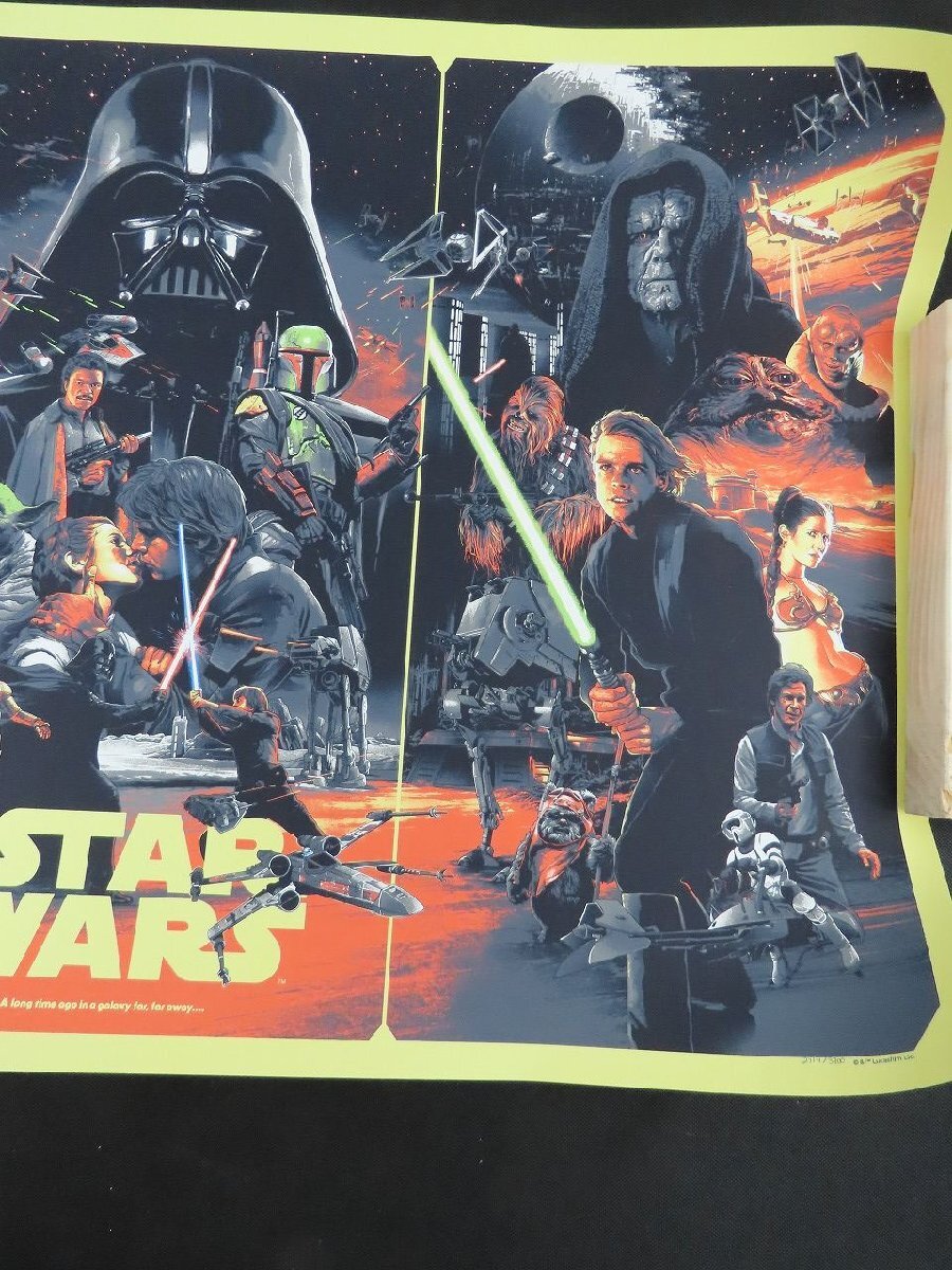 希少限定品】STAR WARS TRILOGY スター・ウォーズ トリロジー MONDO BY GABZ 鑑定書付 ポスター _長C476/(SF、ファンタジー)|売買されたオークション情報、Yahoo!オークション(旧ヤフオク!) の商品情報をアーカイブ公開 - オークファン(aucfan.com) 希少限定品】STAR WARS TRILOGY スター・ウォーズ トリロジー MONDO BY GABZ 鑑定書付 ポスター _長C476/(SF、ファンタジー)|売買されたオークション情報、Yahoo!オークション(旧ヤフオク!) の商品情報をアーカイブ公開 - オークファン(aucfan.com)